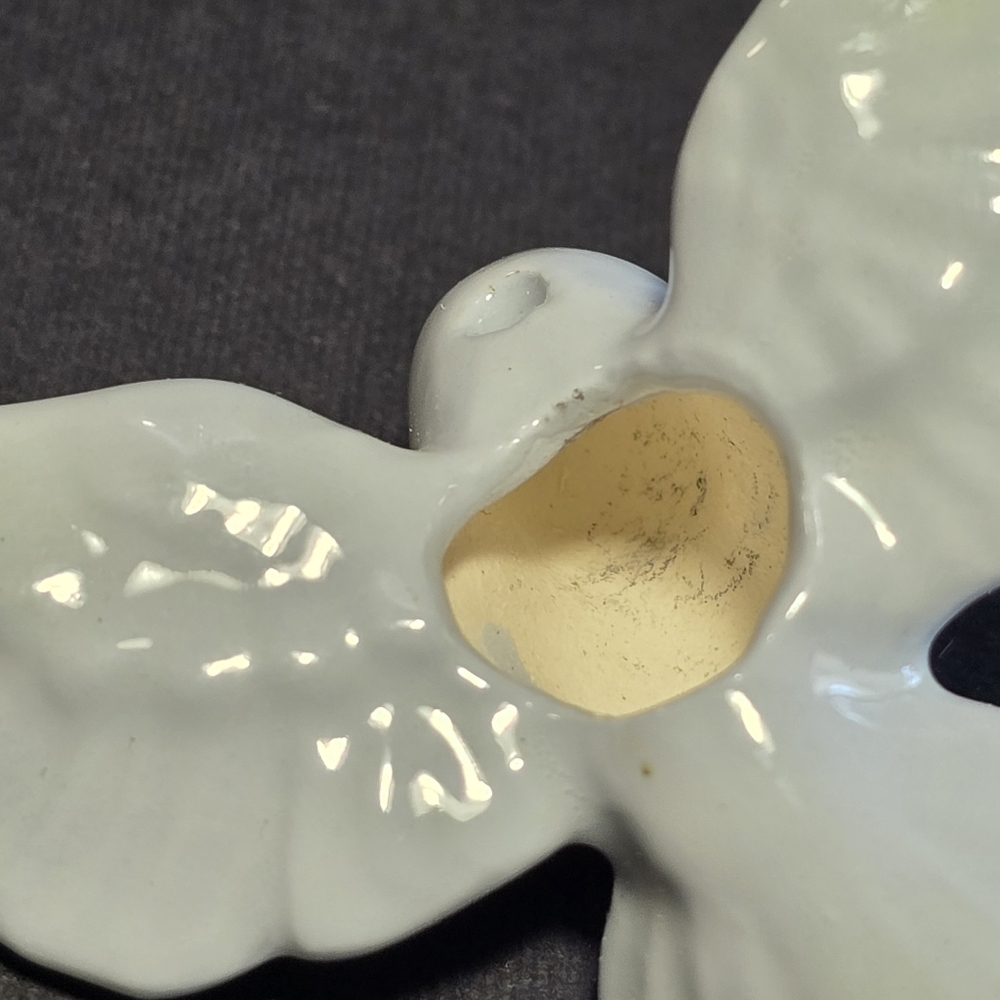 4 Light Blue Doves Porcelain Christmas Ornaments 2 Sizes: 2.5" and 3" - Picture 12 of 15